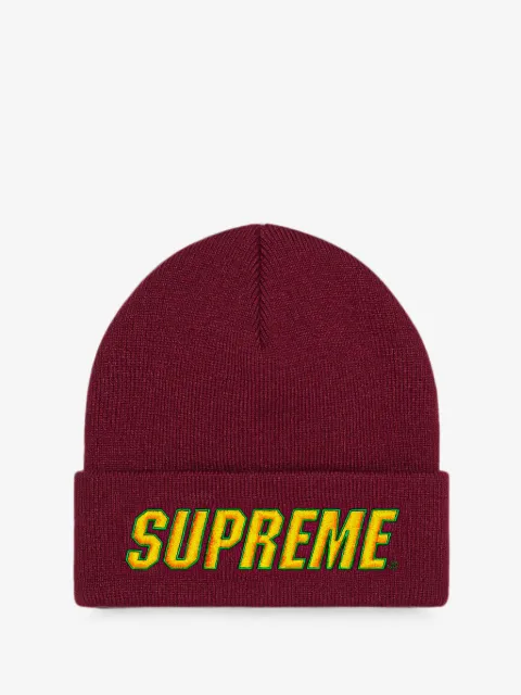 Supreme gorro con logo bordado