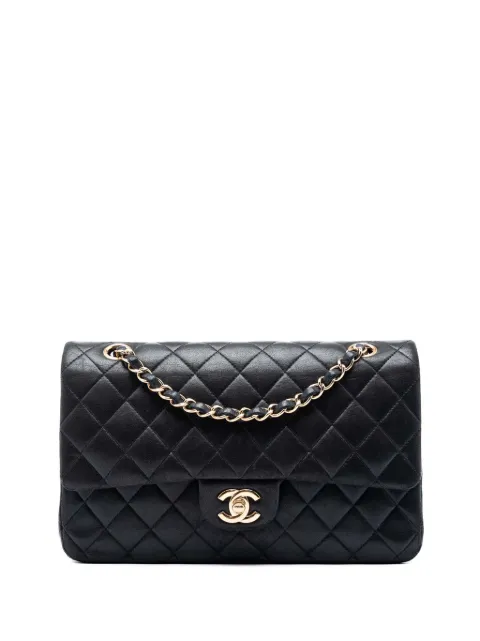 CHANEL Pre-Owned 2009-2010 mittelgroße Classic Double Flap Schultertasche
