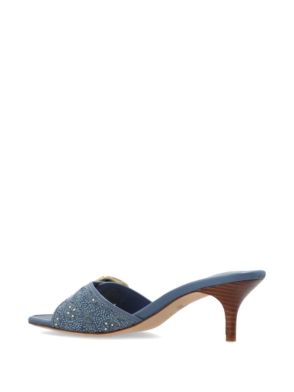 Coach Margot buckle-detail heeled sandals Blauw