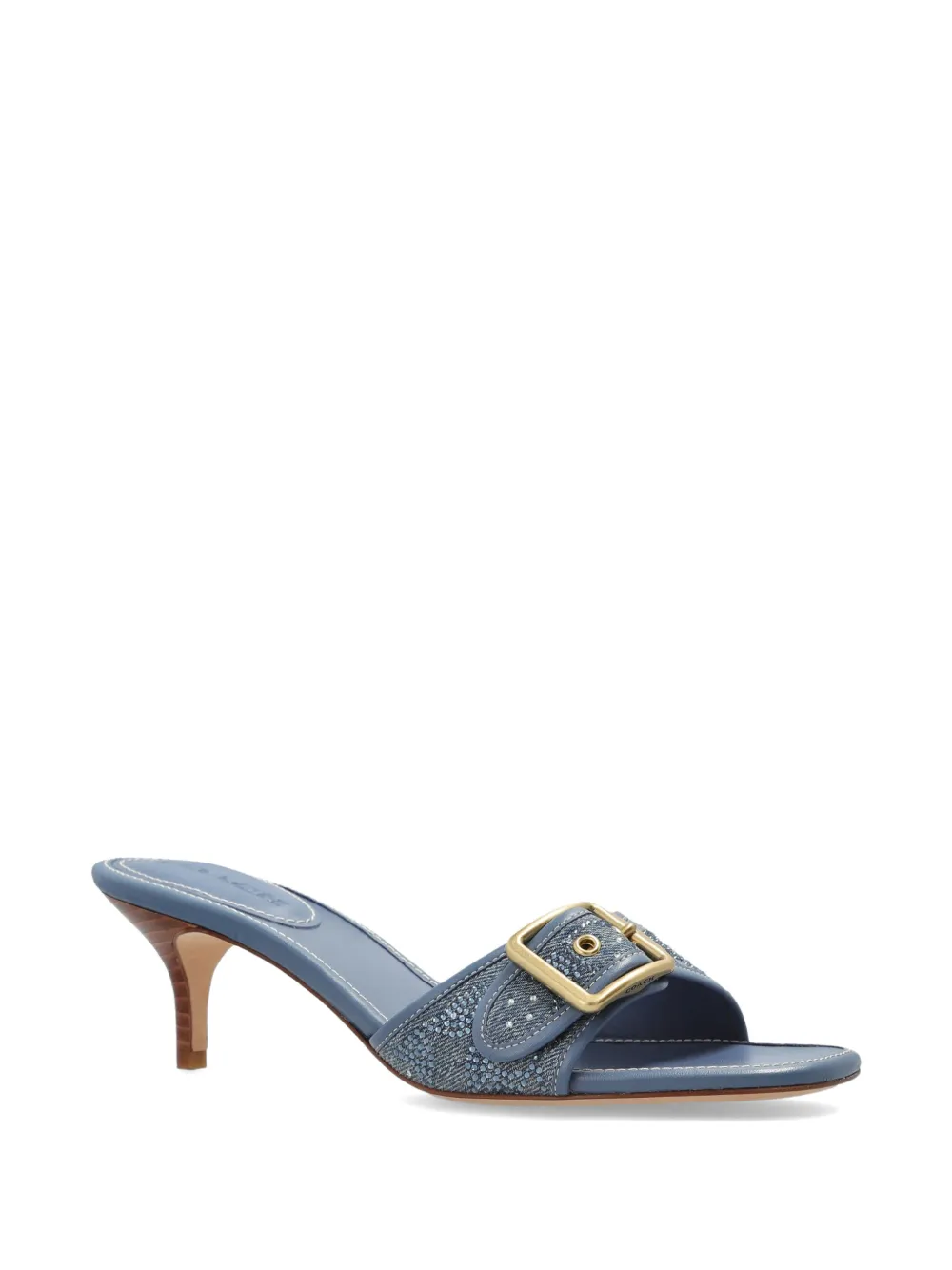 Coach Margot buckle-detail heeled sandals Blauw