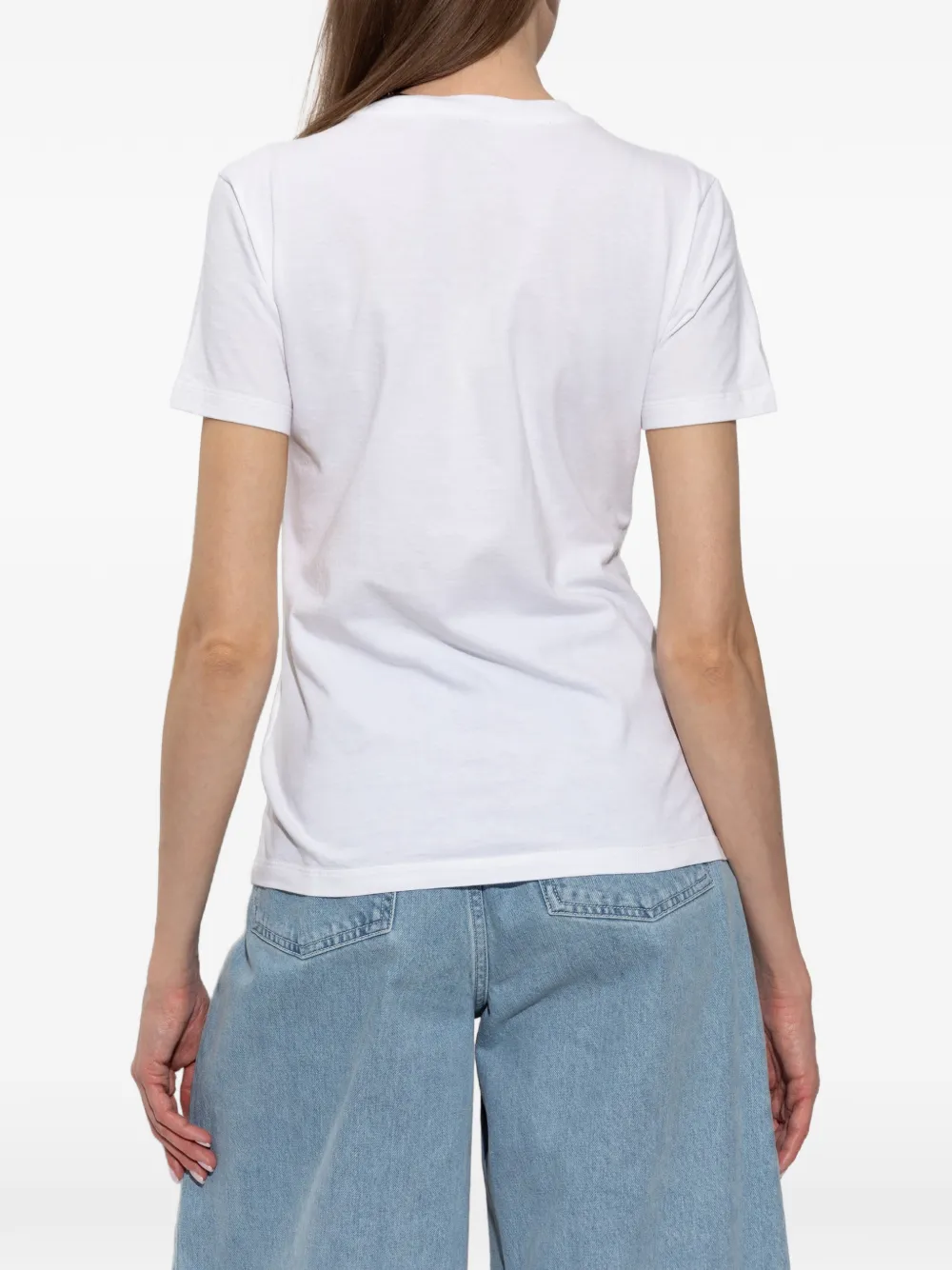 ETRO T-shirt met vlinderpatroon Wit