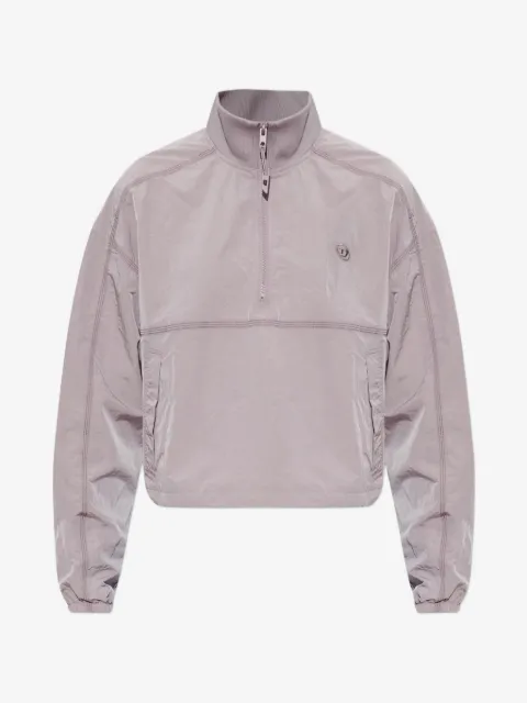 Diesel G-Anock logo-patch half-zip jacket
