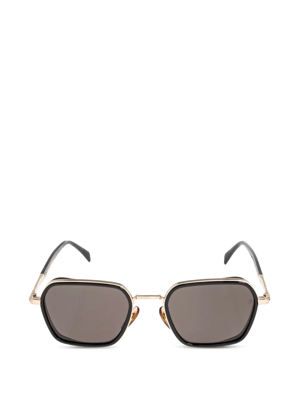 Eyewear by David Beckham Occhiali da sole geometrici in metallo - Grigio