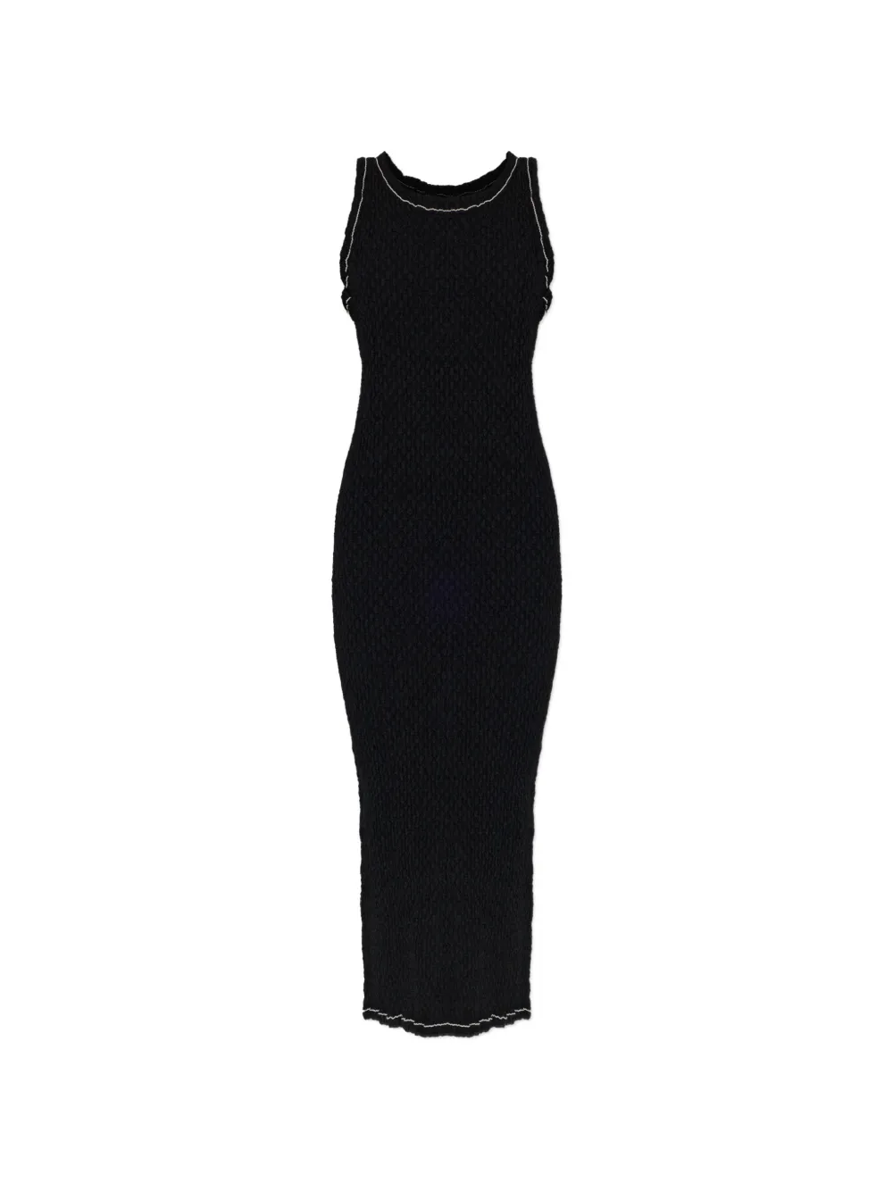 Issey Miyake Wavelet Ensemblemidi dress - Schwarz