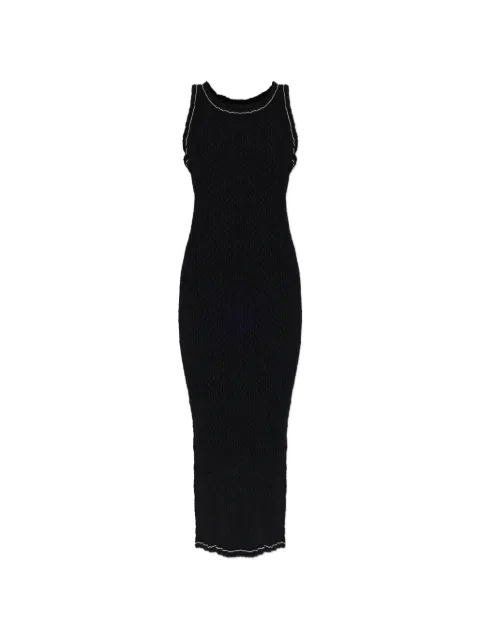 Issey Miyake vestido midi Wavelet Ensemblem