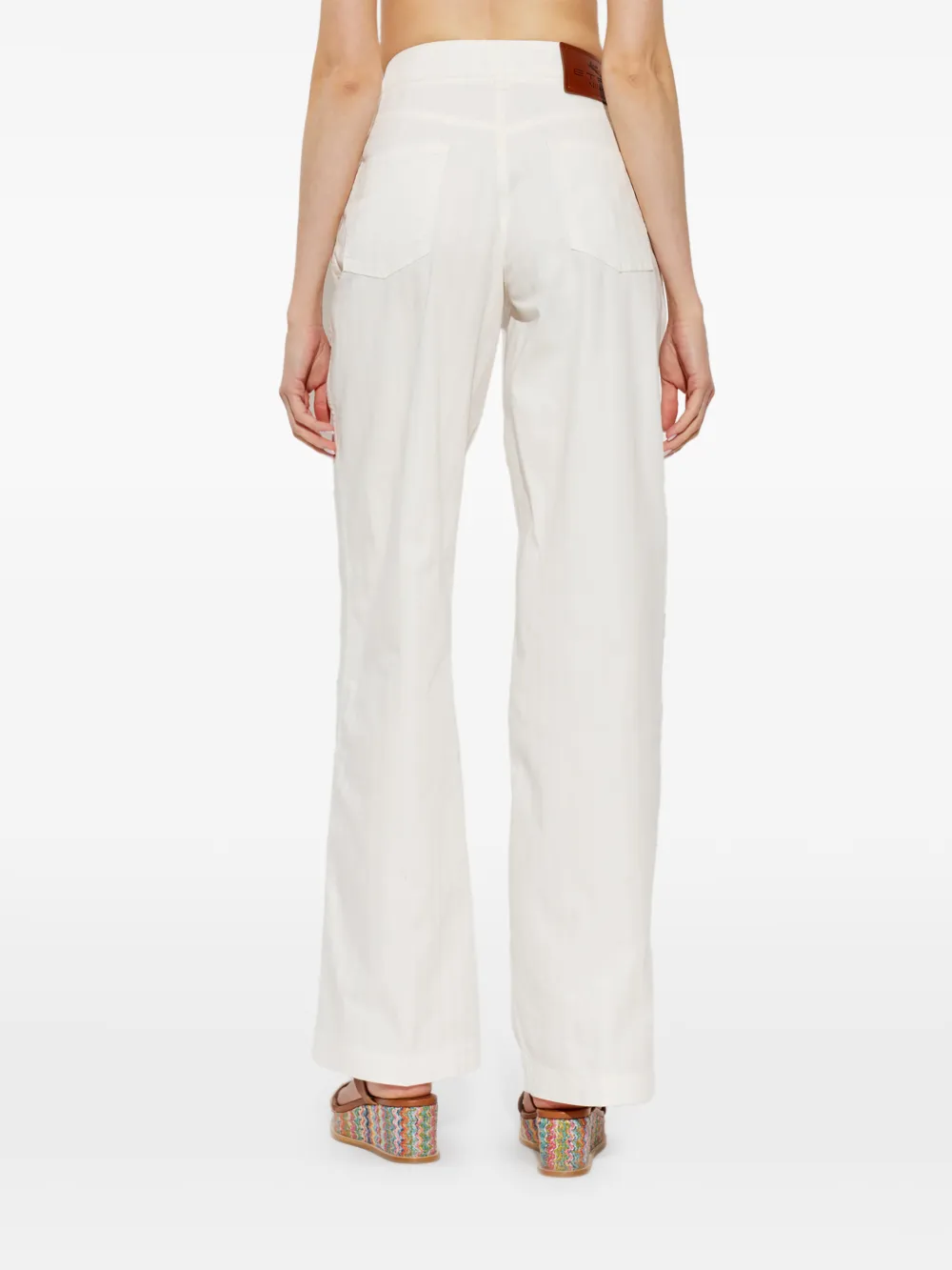 ETRO Jeans met wijde pijpen Wit
