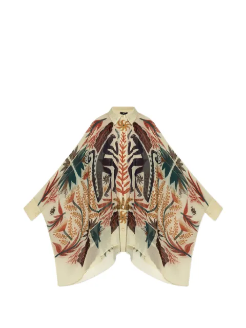 ETRO x Baby Tooth graphic-print asymmetric-hem shirt