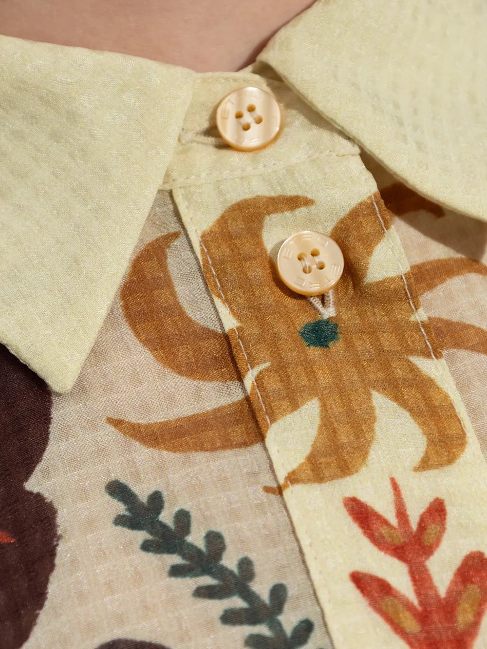 ETRO Overhemd met print Beige