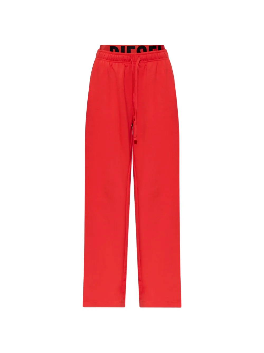 Diesel logo-waistband track pants - Rot
