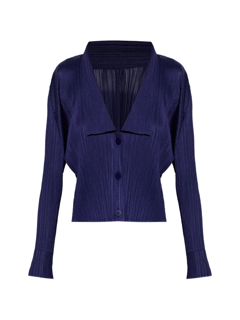 Pleats Please Issey Miyake May pleated blouse - Blu