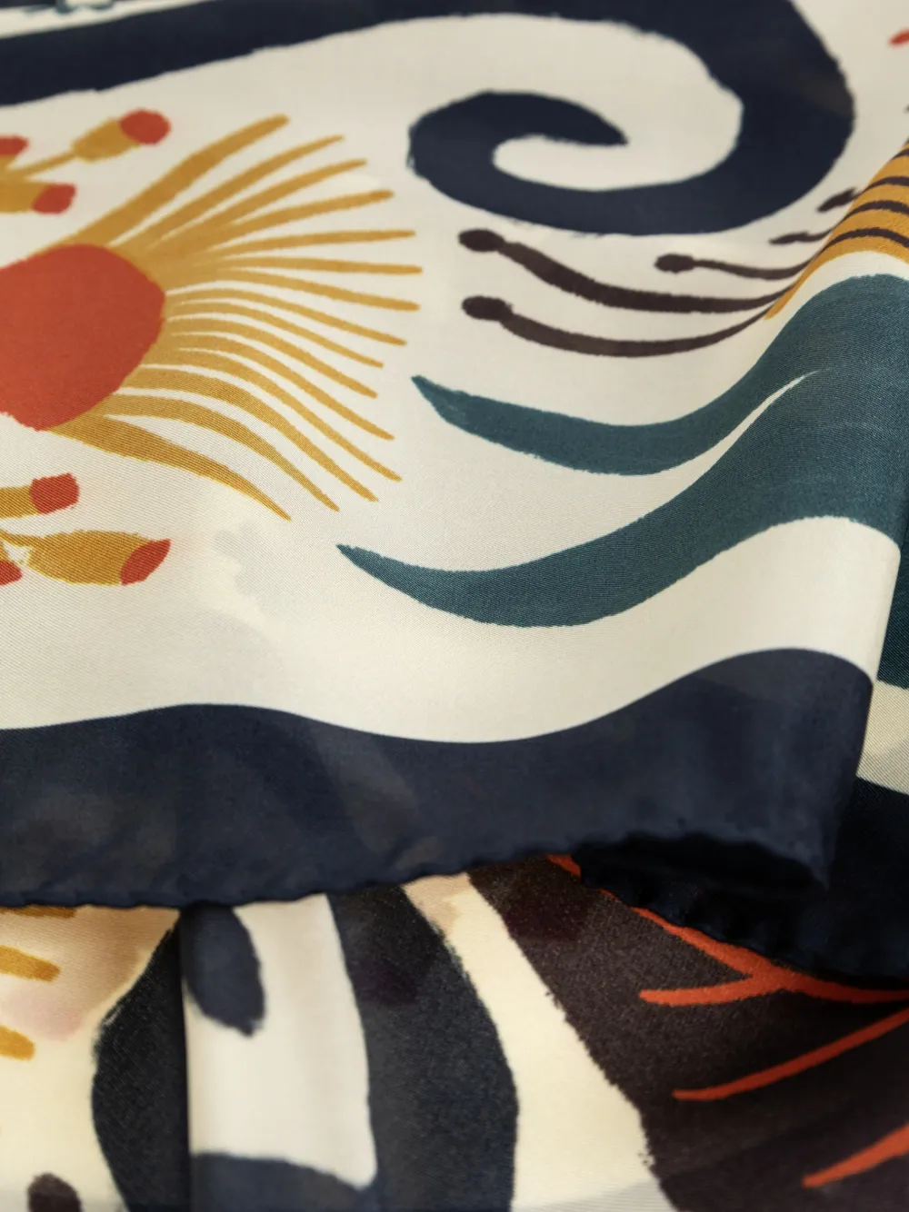 ETRO Sjaal met print Beige