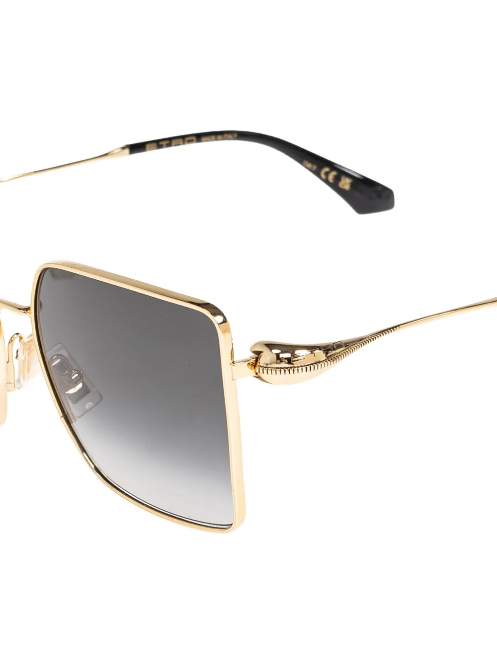 ETRO Zonnebril met geometrisch montuur Goud