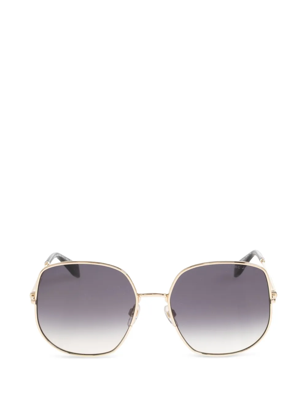 Marc Jacobs Sonnenbrille mit geometrischem Gestell - Gold