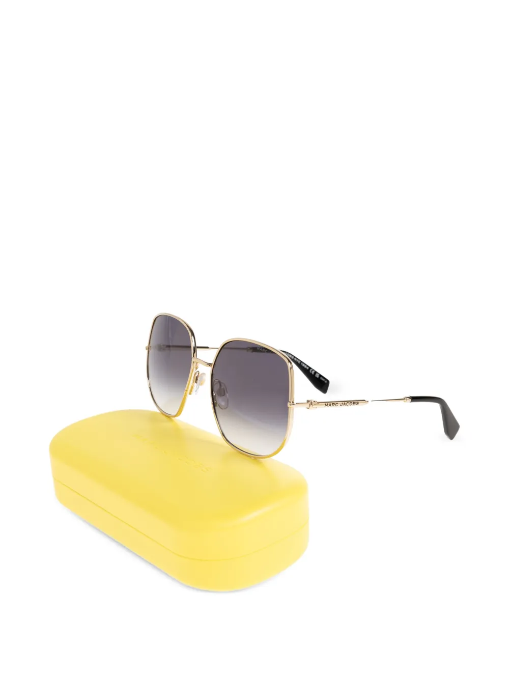 Marc Jacobs Eyewear Zonnebril met vierkant montuur Goud
