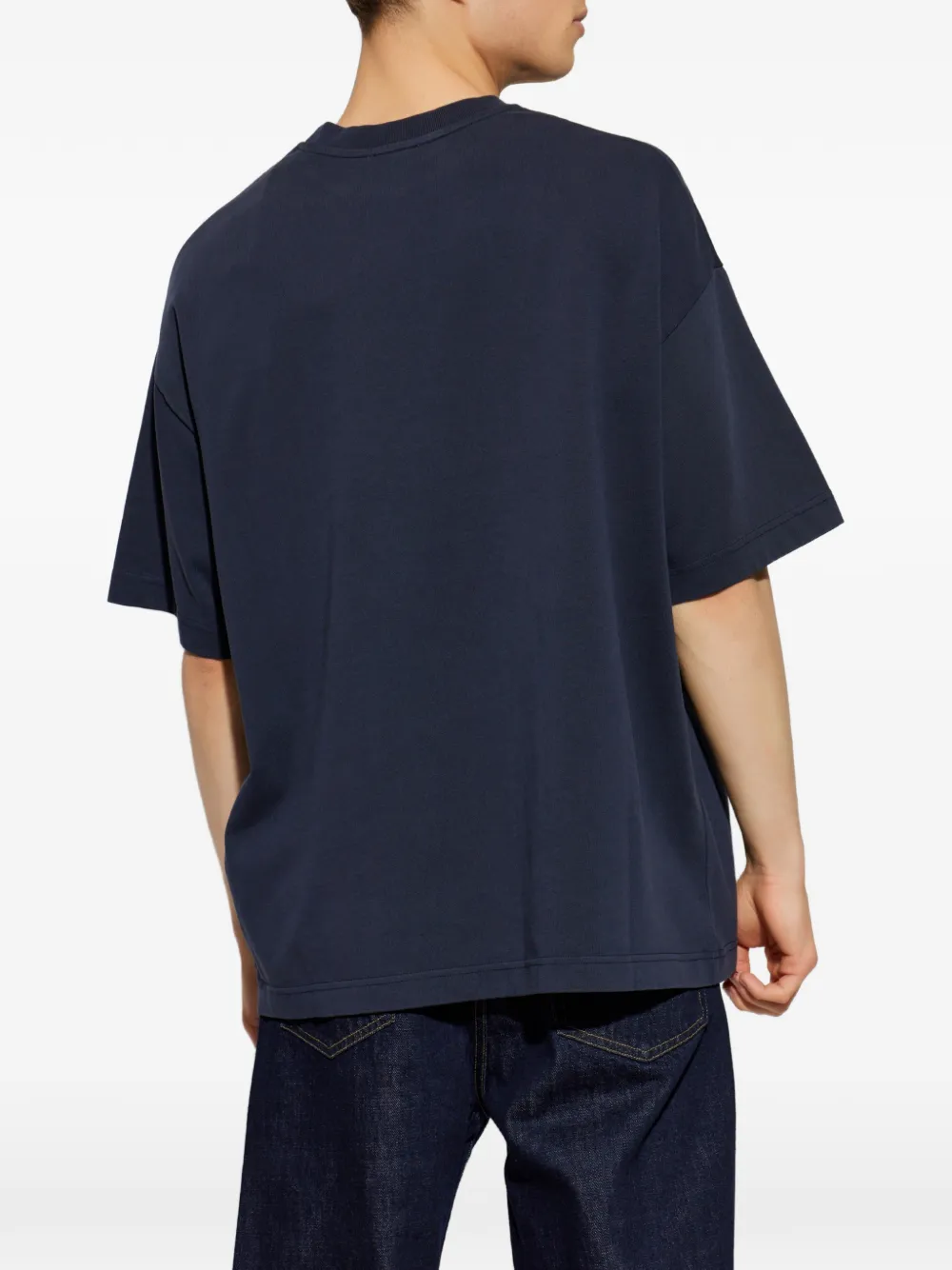 Casablanca Sport Type oversized T-shirt met korte mouwen Blauw