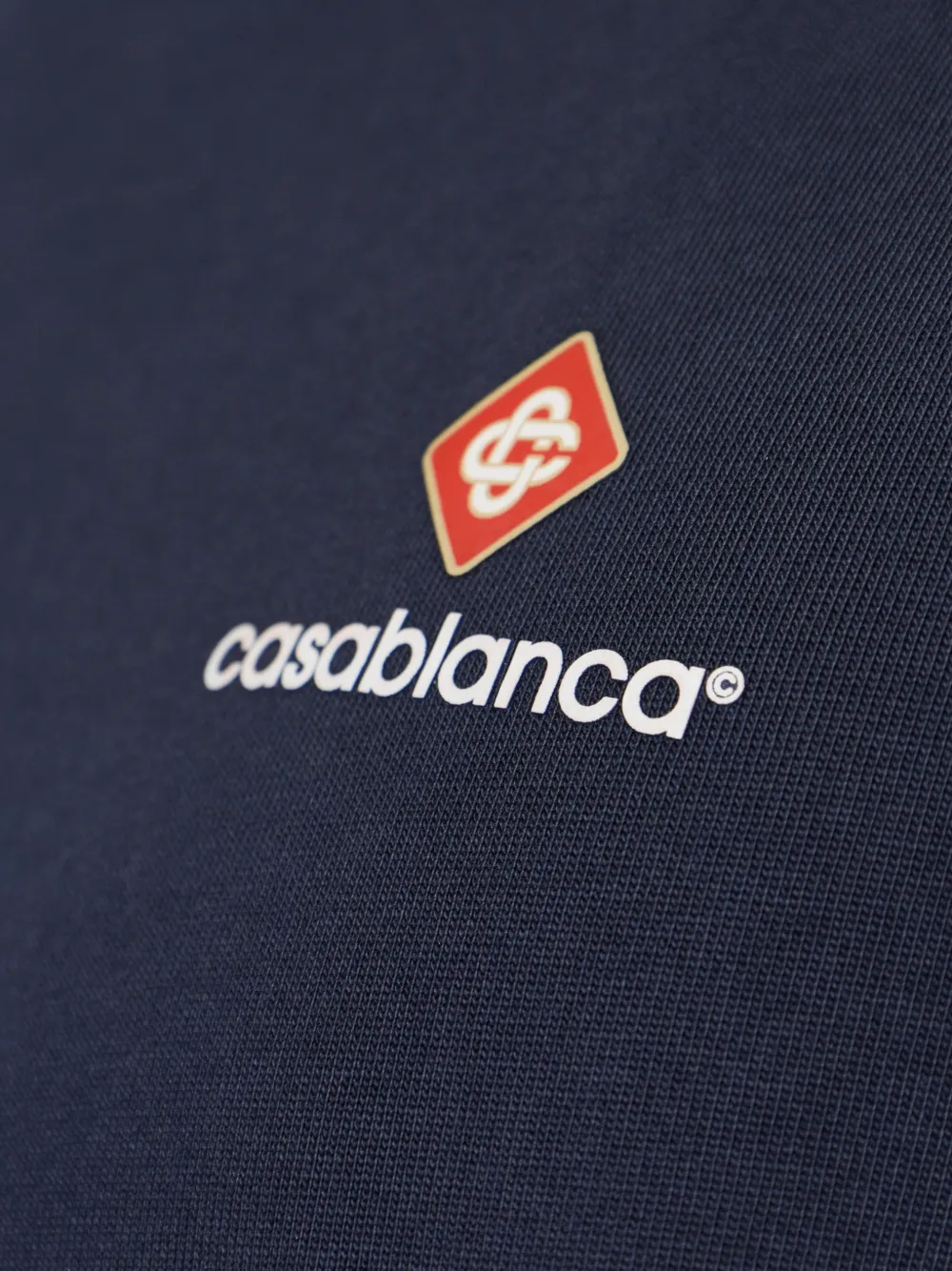 Casablanca Sport Type oversized T-shirt met korte mouwen Blauw