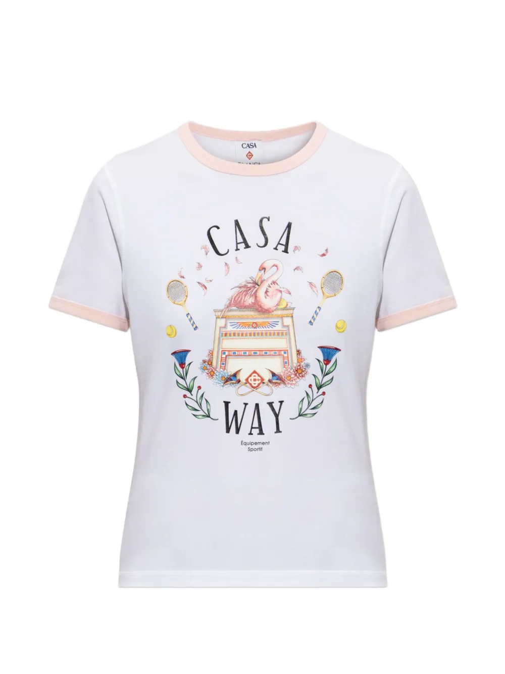 Casablanca Casa Way graphic-print T-shirt - Weiß
