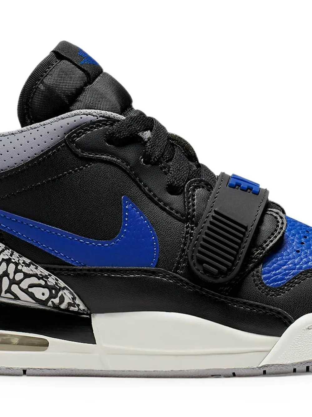 Jordan Kids Legacy 312 Low touch-strap sneakers Zwart