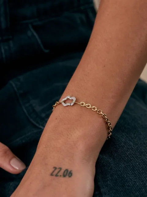 K.STOCKLER Pulseira Âme com diamante