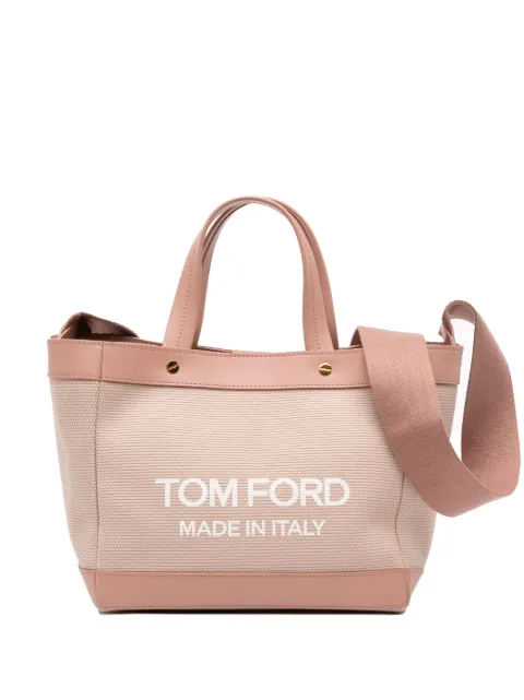 Tom Ford Pre-Owned 2015-2025 Mini Canvas T Screw Tote satchel