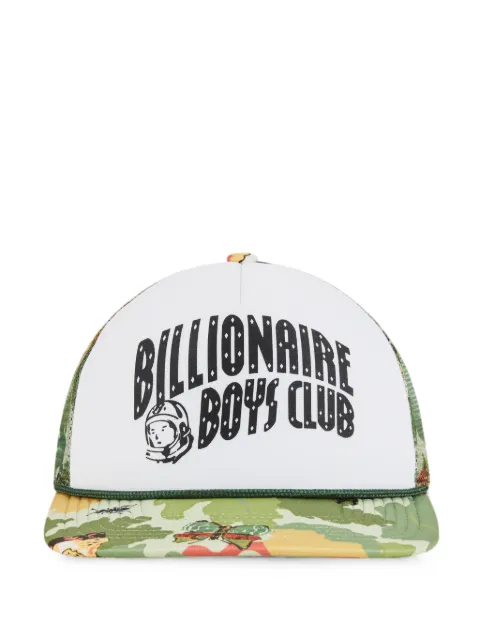 Billionaire Boys Club logo-print mesh-panel trucker hat