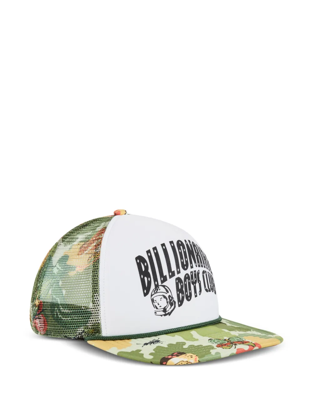 Billionaire Boys Club Truckerpet met mesh vlak en logo-print Wit