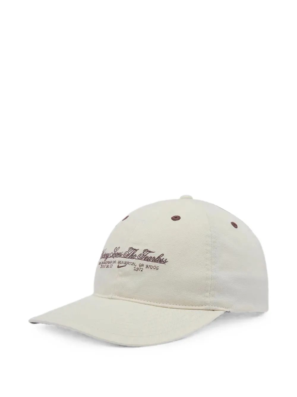 Nike Embroidered Cap In White