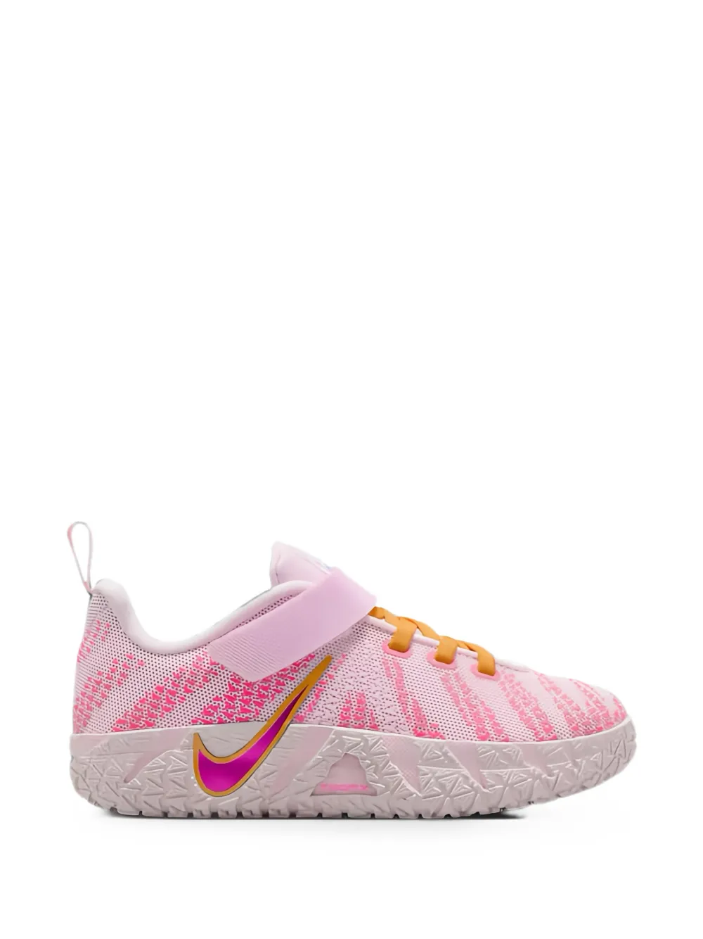 Nike Kids Ja 3 touch-strap sneakers Roze