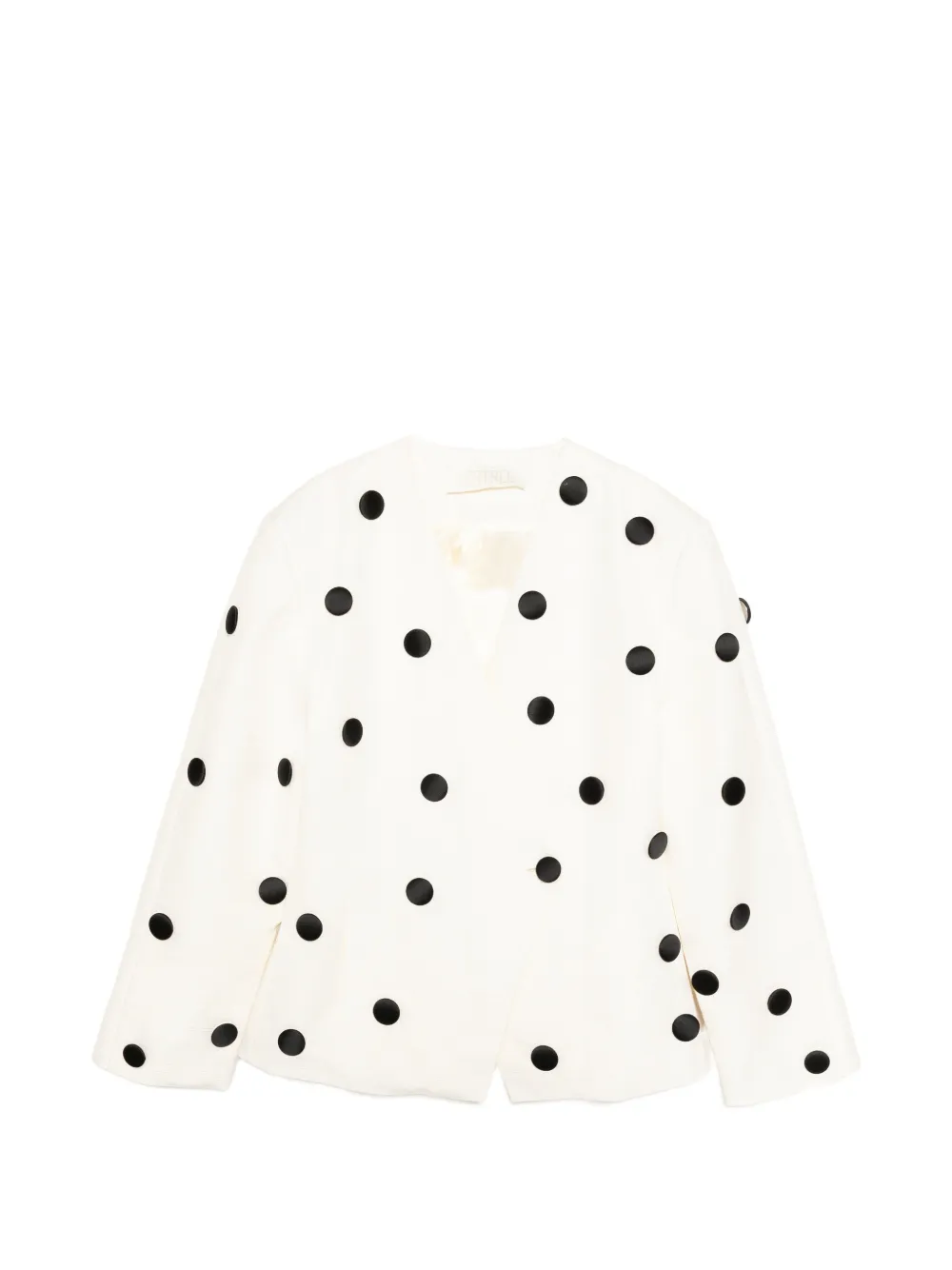 DESTREE polka-dot button-embellished jacket - Toni neutri