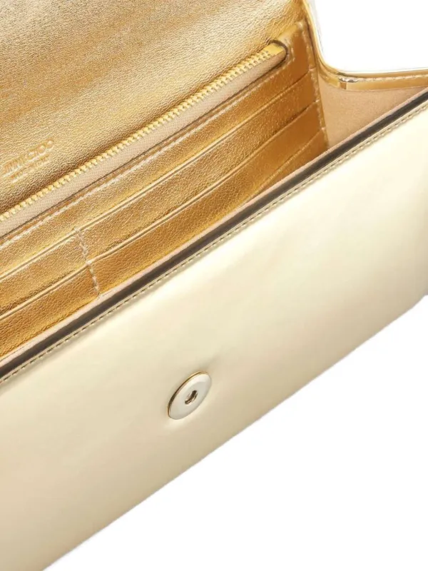 Jimmy Choo Emmie Clutch Bag | Gold | FARFETCH