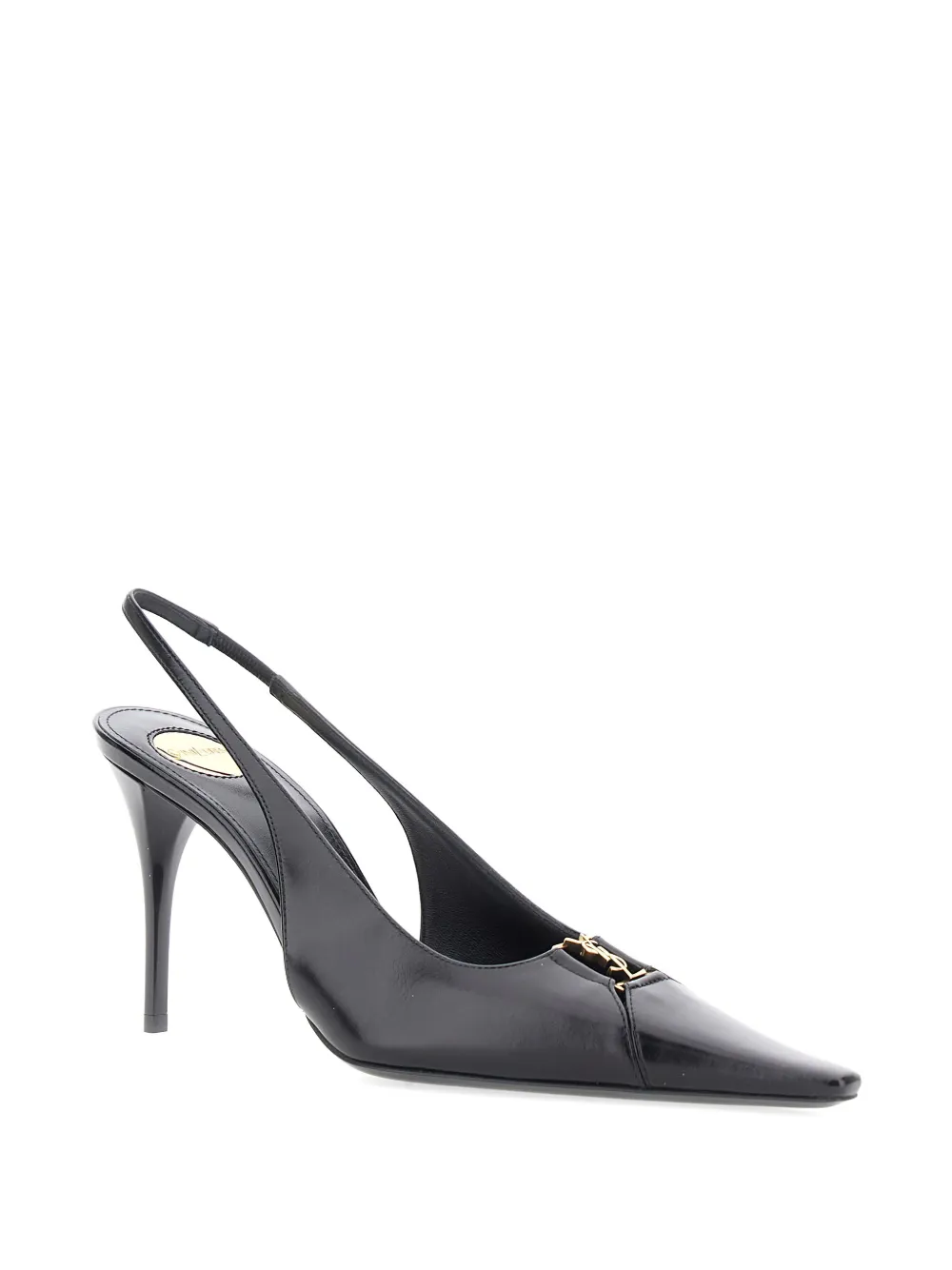 Saint Laurent Babylone Breteuil slingback pumps Zwart
