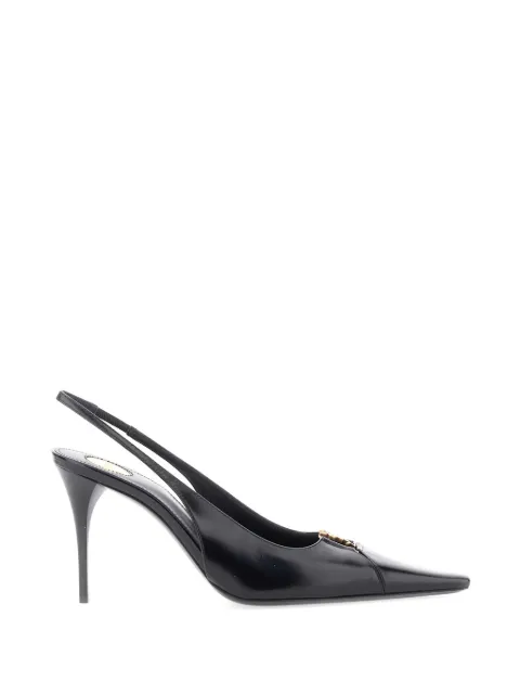Saint Laurent Babylone Breteuil slingback pumps in smooth leather