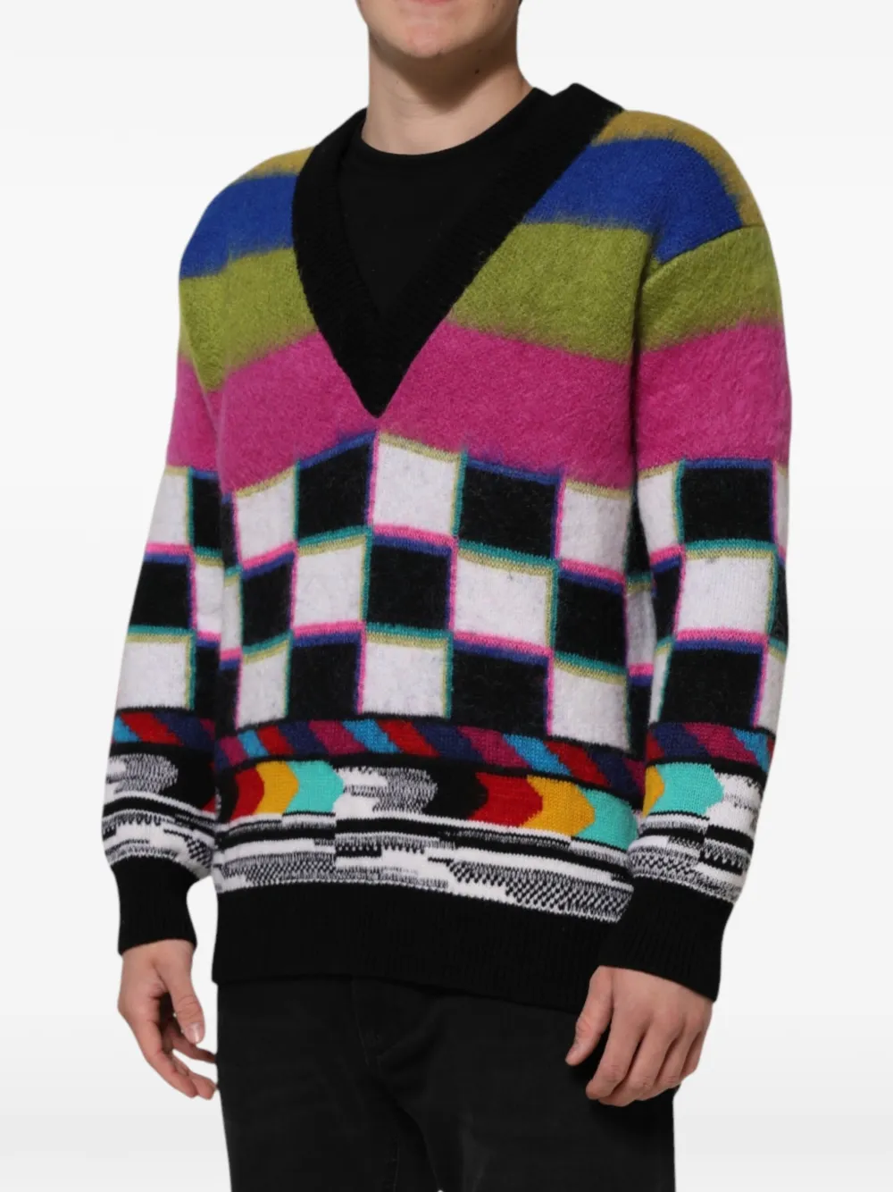 Dolce & Gabbana Trui met V-hals Zwart