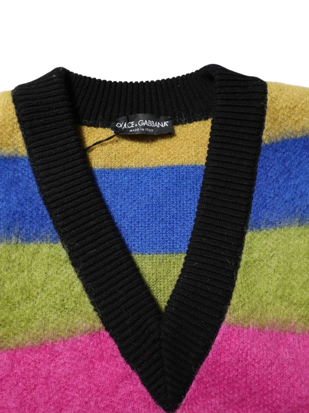 Dolce & Gabbana Trui met V-hals Zwart