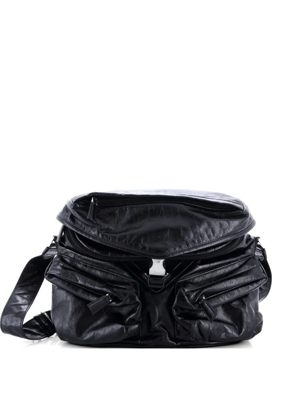 Prada Pre-Owned Borsa a spalla con fibbia - Nero