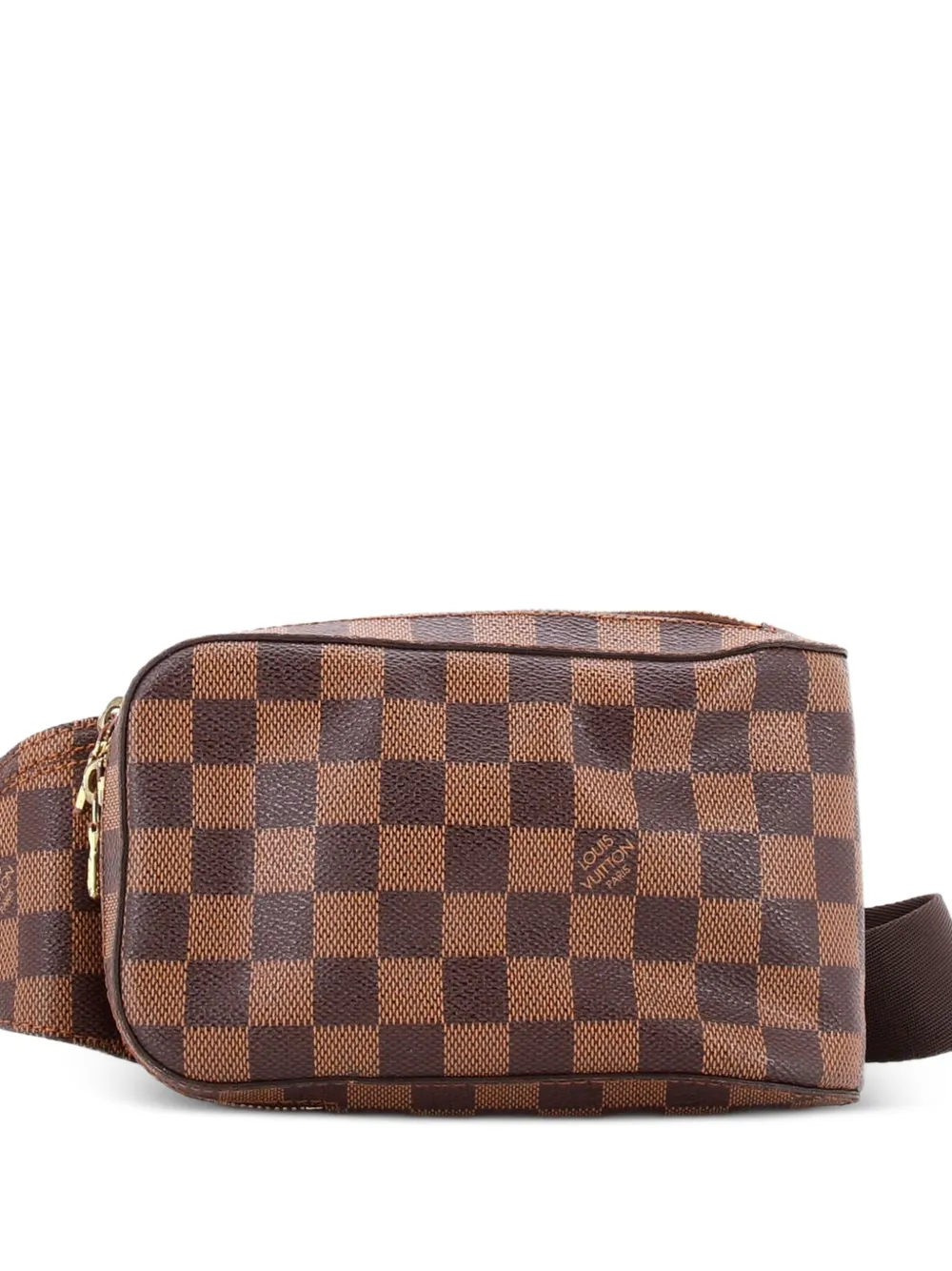 Louis Vuitton Pre-Owned Marsupio Geronimos in tela Damier - Marrone