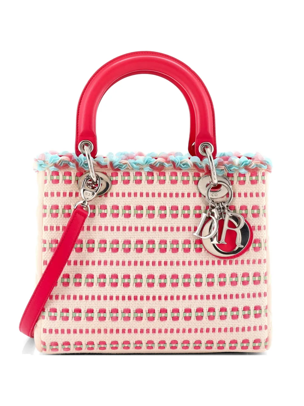 Christian Dior Pre-Owned Borsa tote Lady Dior media - Rosa