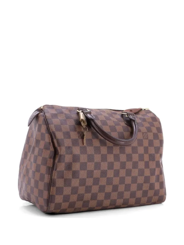 Louis Vuitton Pre-Owned スピーディ ダミエ 30 サッチェルバッグ 