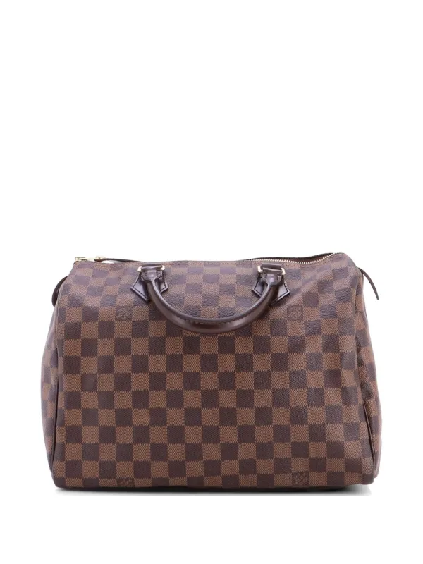 Louis Vuitton Pre-Owned スピーディ ダミエ 30 サッチェルバッグ