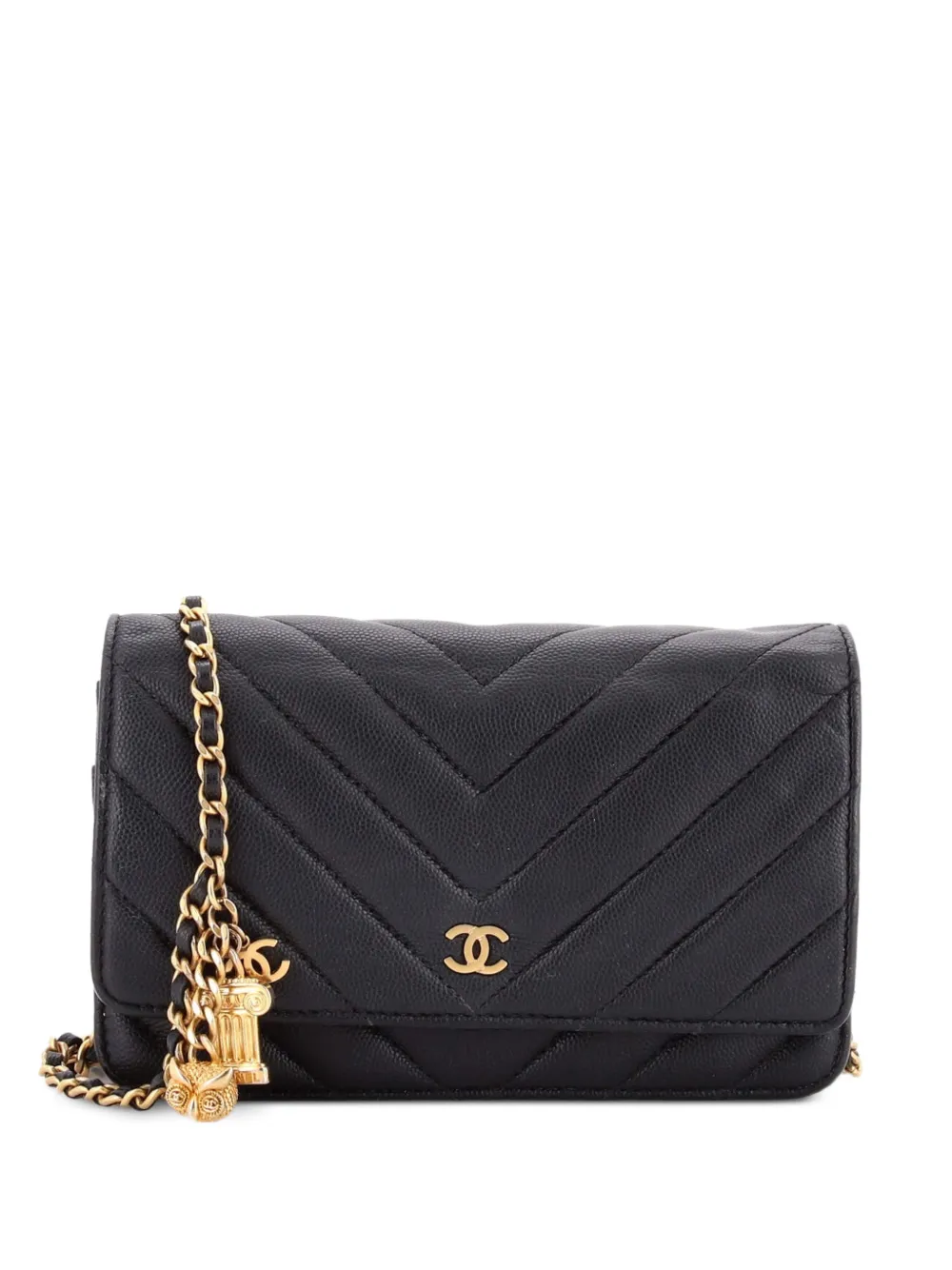 CHANEL Pre-Owned Borsa a tracolla Ancient Greek Charm - Nero