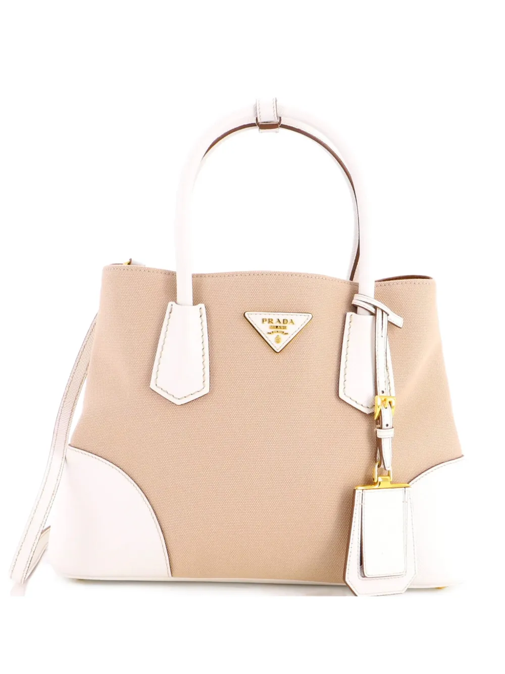 Prada Pre-Owned Borsa tote media - Toni neutri