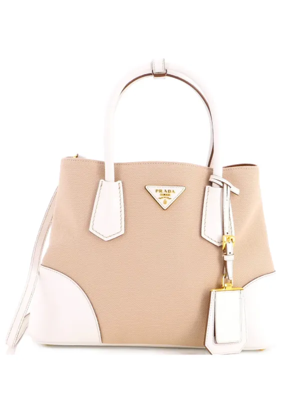 Prada Pre-Owned キュイル ダブル キャンバス サフィアーノレザー 