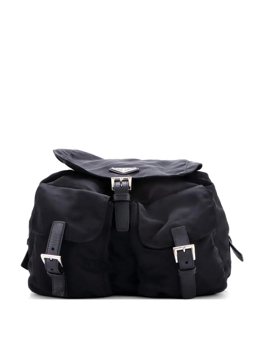 Prada Pre-Owned Zaino con fibbia - Nero