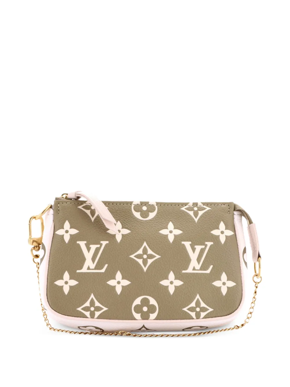 Louis Vuitton Pre-Owned Pochette Accessoires Spring in the City Monogram Empreinte Leather Mini clutch bag - Neutrals