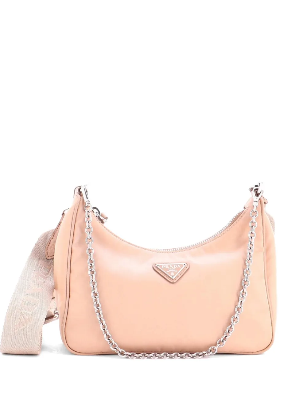 Prada Pre-Owned Borsa a spalla Re-Edition 2005 piccola in tessuto con tracolla - Toni neutri