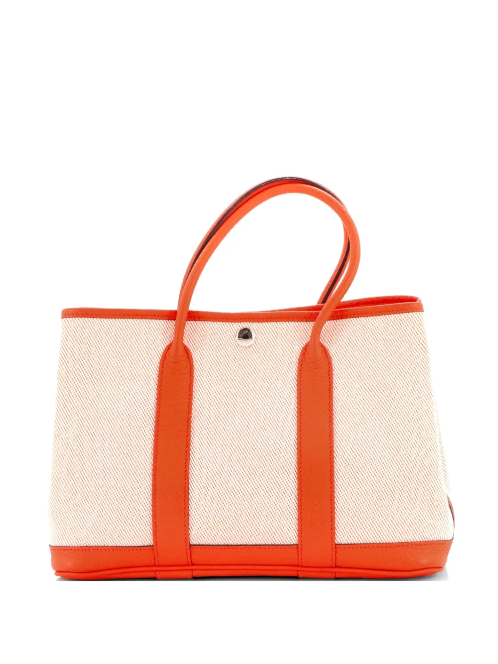 Hermès Pre-Owned Garden Party Toile and Leather 30 tote bag - Orange