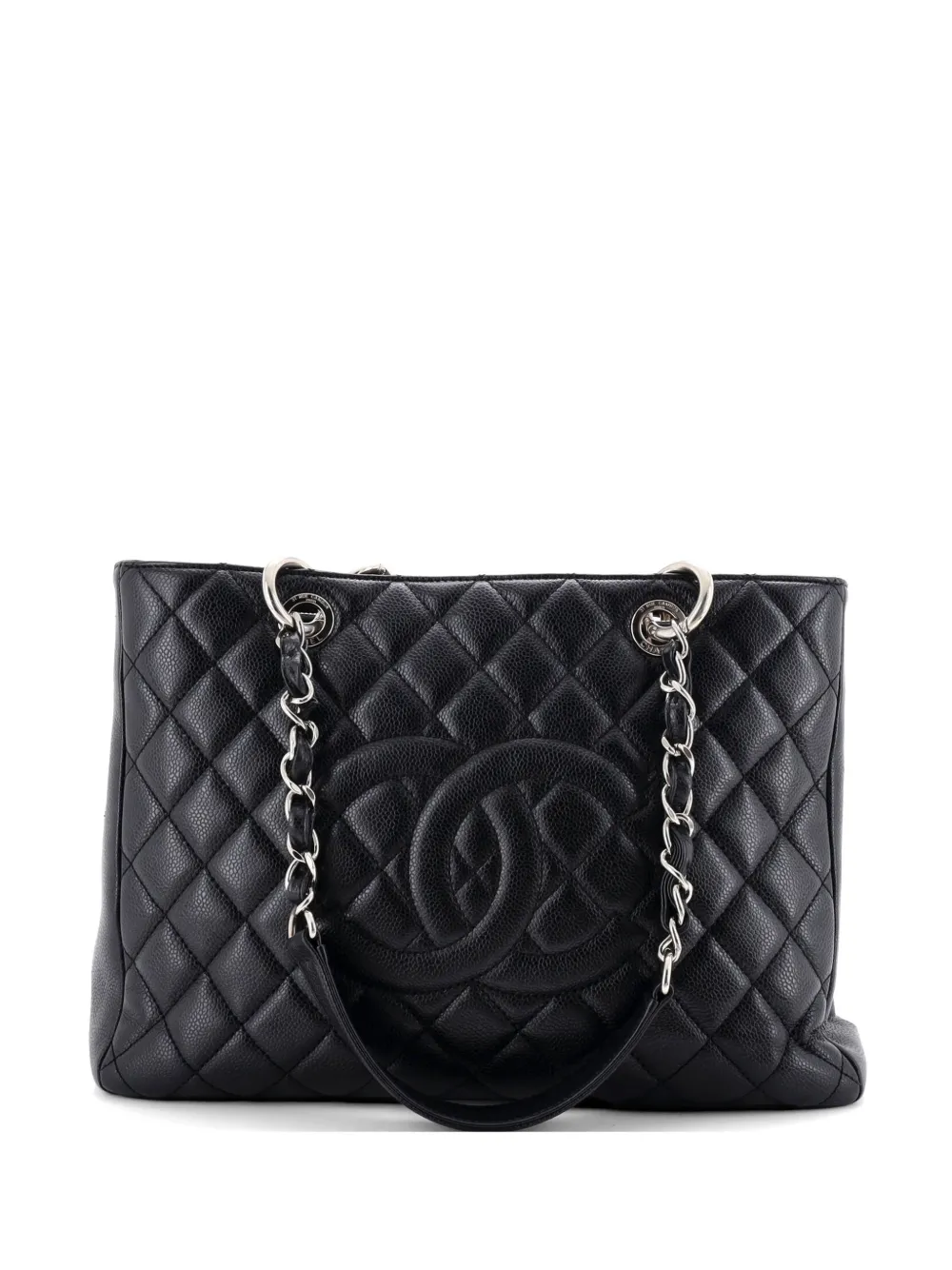 CHANEL Pre-Owned Grand Shopping Quilted Caviar tote bag - Black