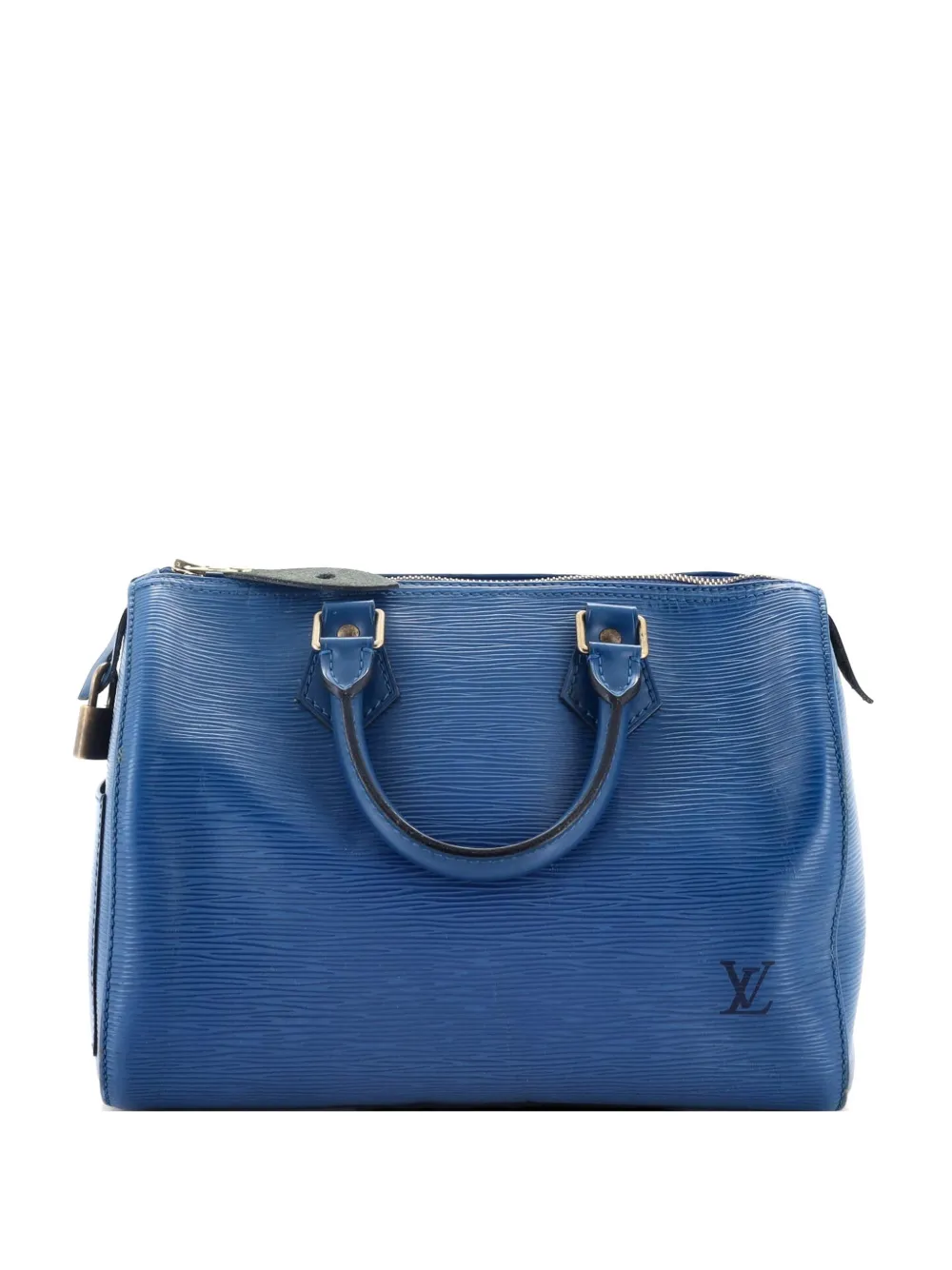 Louis Vuitton Pre-Owned Borsa a mano Speedy 25 in pelle Épi con tracolla - Blu