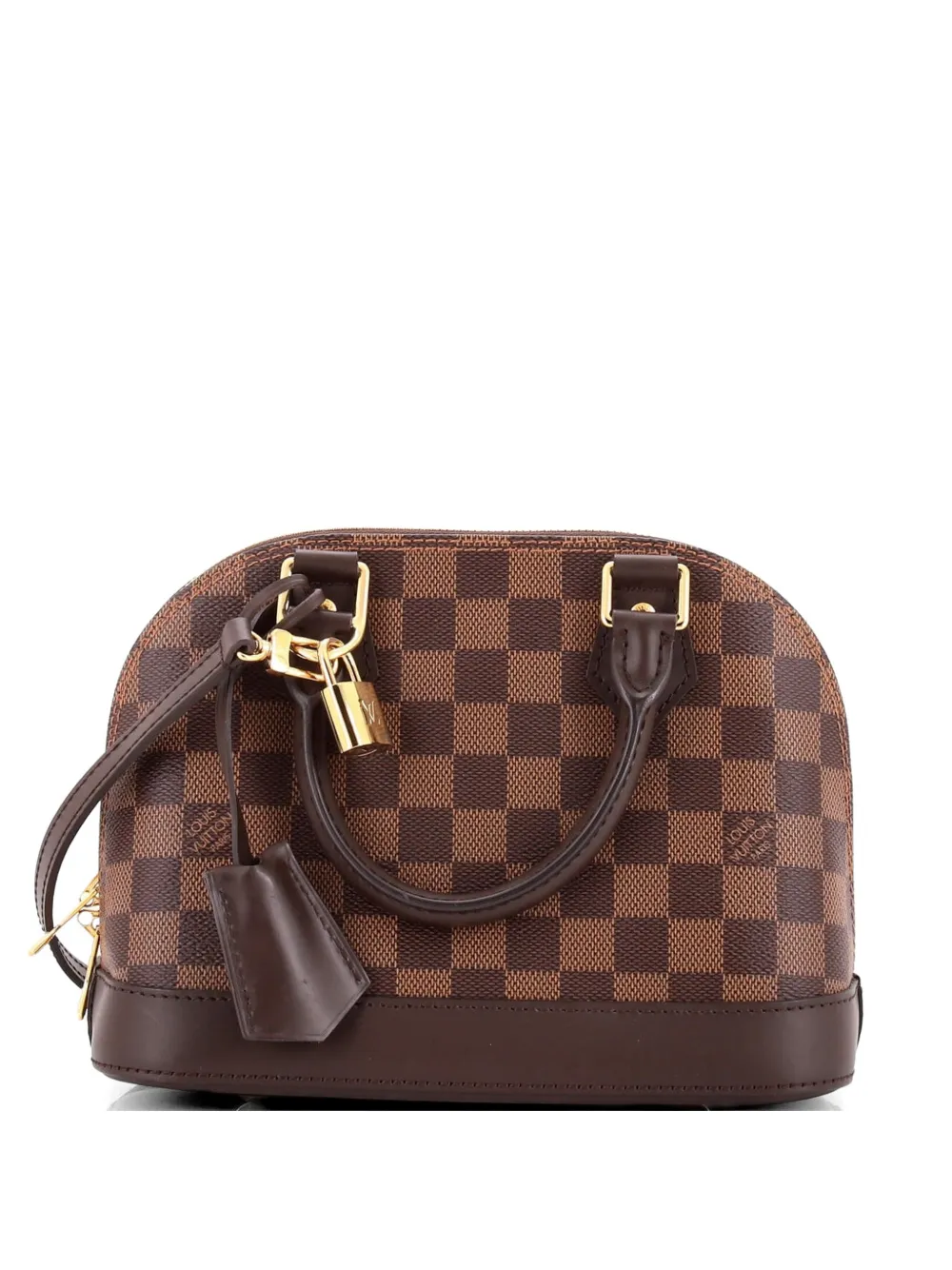 Louis Vuitton Pre-Owned Borsa a spalla Alma Damier BB - Marrone