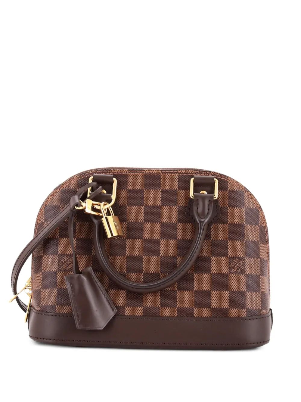 Louis Vuitton Pre-Owned Borsa a spalla Alma Damier BB - Marrone
